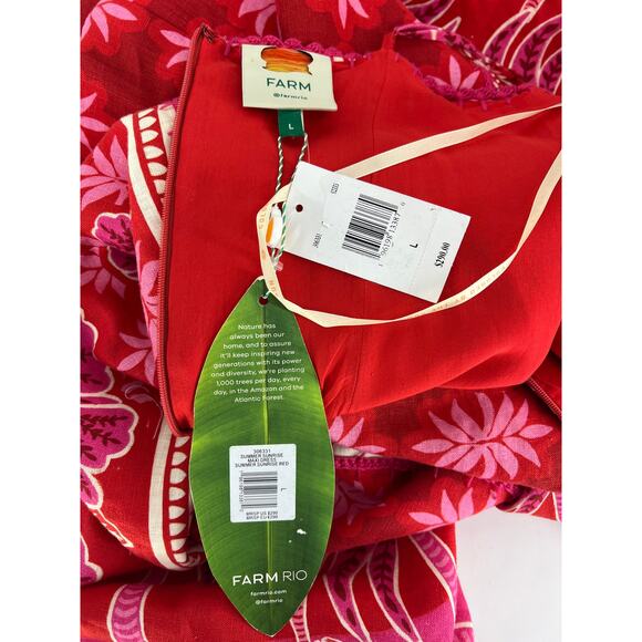 FARM RIO Summer Sunrise Maxi Dress - Picture 9 of 13